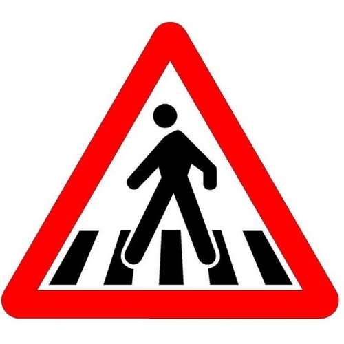 Пешеход на знаке