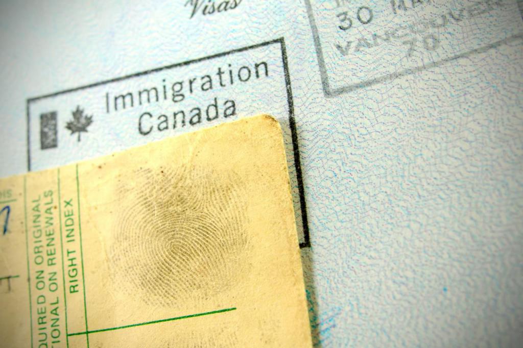 Отметка о праве иммиграции в Канаду