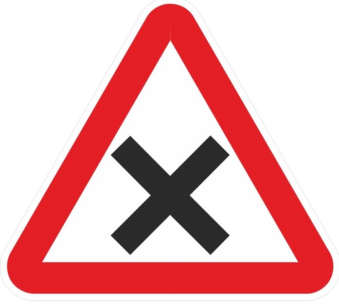 знак "Пересечение равнозначных дорог"